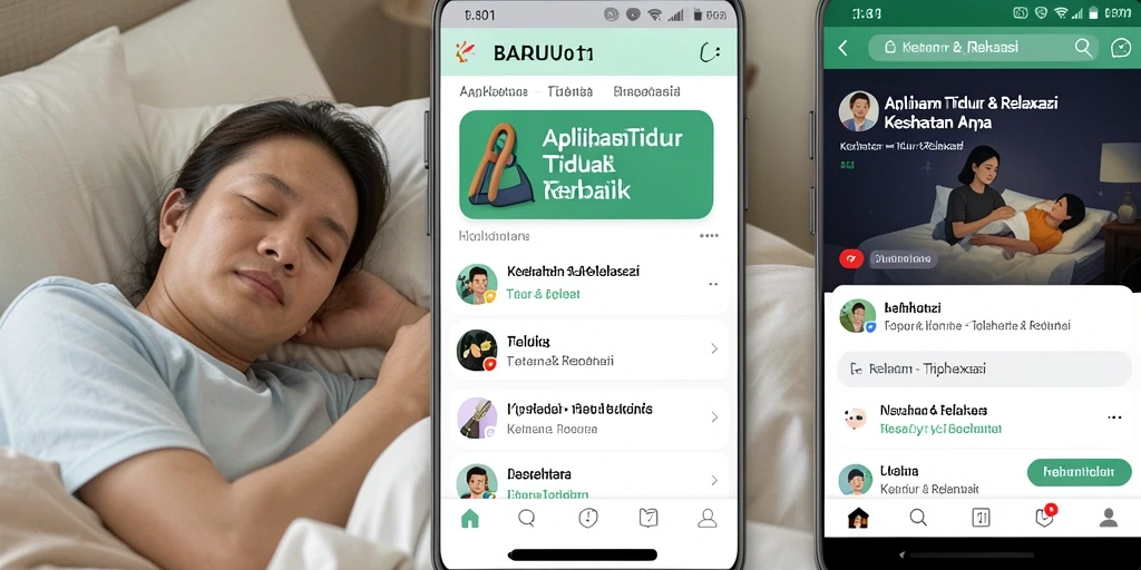 Tampilan antarmuka BARU01 yang menenangkan dan intuitif.