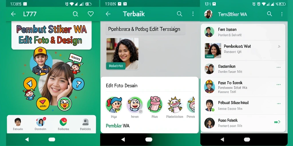 Tampilan antarmuka L777 untuk pembuatan stiker yang intuitif.