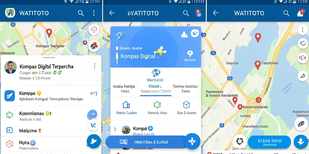 Tampilan antarmuka WATITOTO yang sederhana dan fungsional.